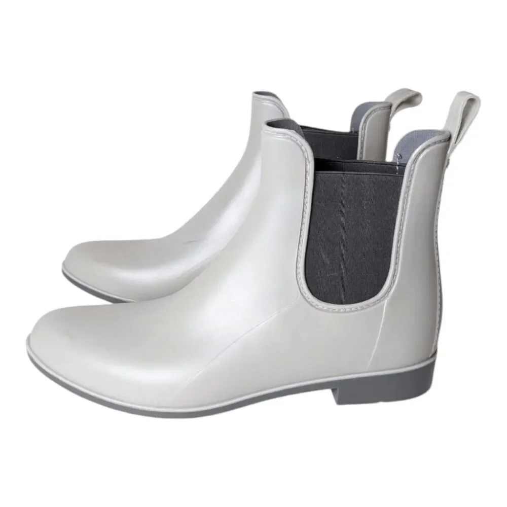 NWD SAM EDELMAN Tinsley Rain Boot In Dove Grey Size 11